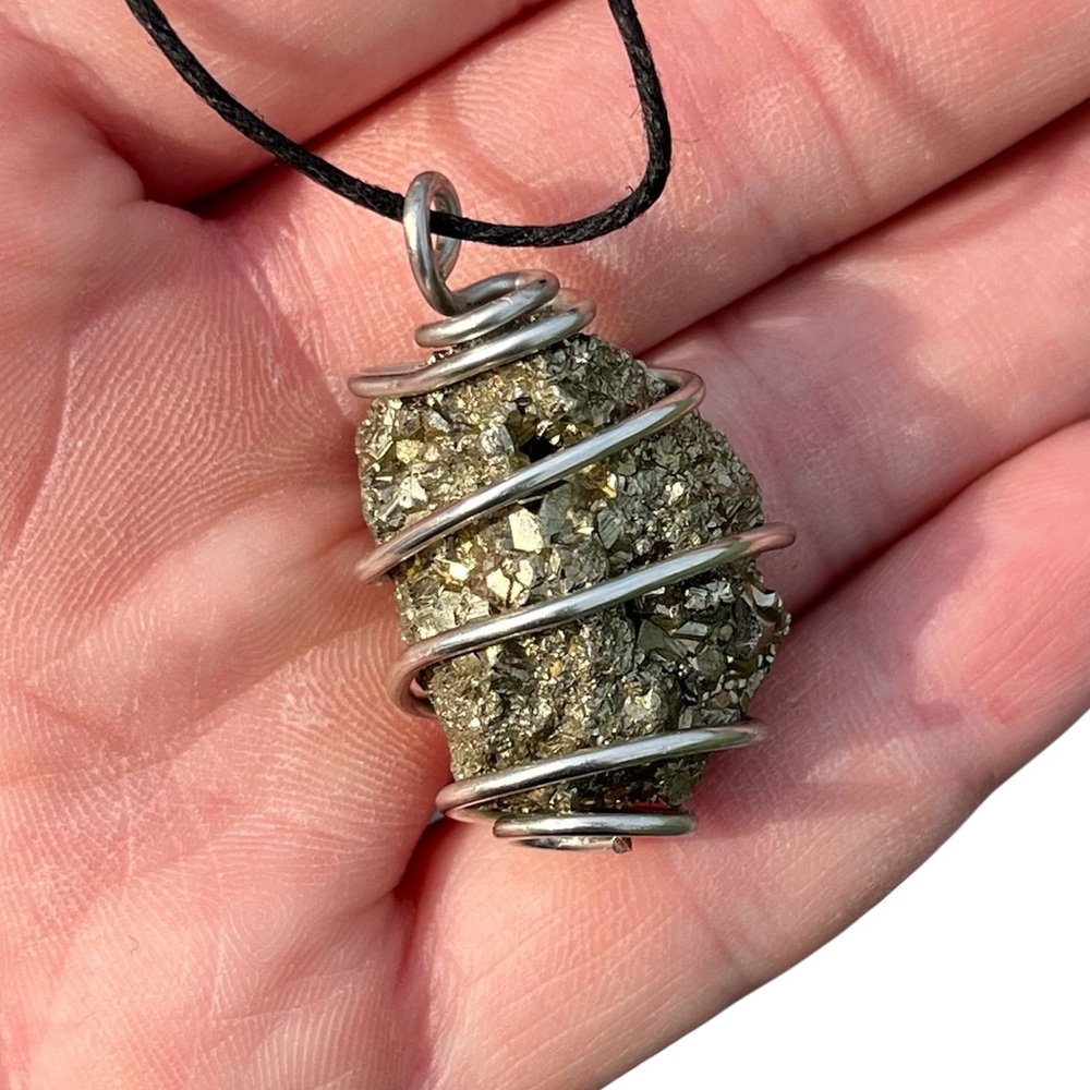 Pyrite Gemstone Necklace